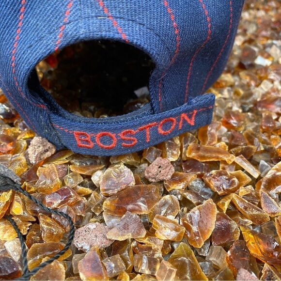 Boston Red Sox Blue & Red Adjustable Baseball Cap. EUC! One Size Fits Most - Picture 6 of 7